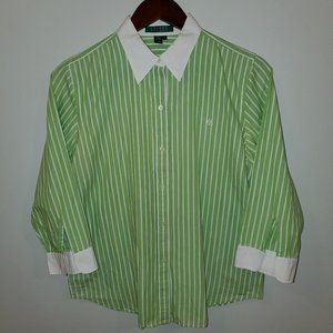 Lauren Ralph Lauren Half Sleeve Button Down Shirt